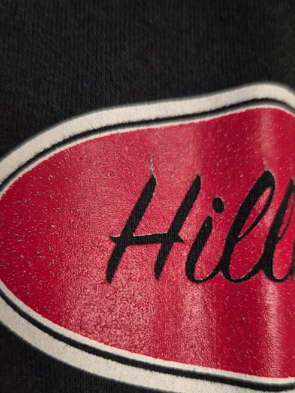 Black Tank Top with Red 'Hillbilly' Logo Jr. L. SCOTS Vintage Y2k - Picture 4 of 6
